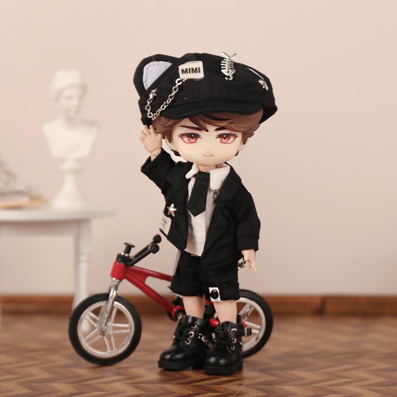 Ob11 Kleidung Niedliche Uniform Molly Puppe Gentleman Anzug Kleidung Hemd Krawatte Dekoration Fischgräten Rasierer Hut 12 Punkte BJD GSC Körper