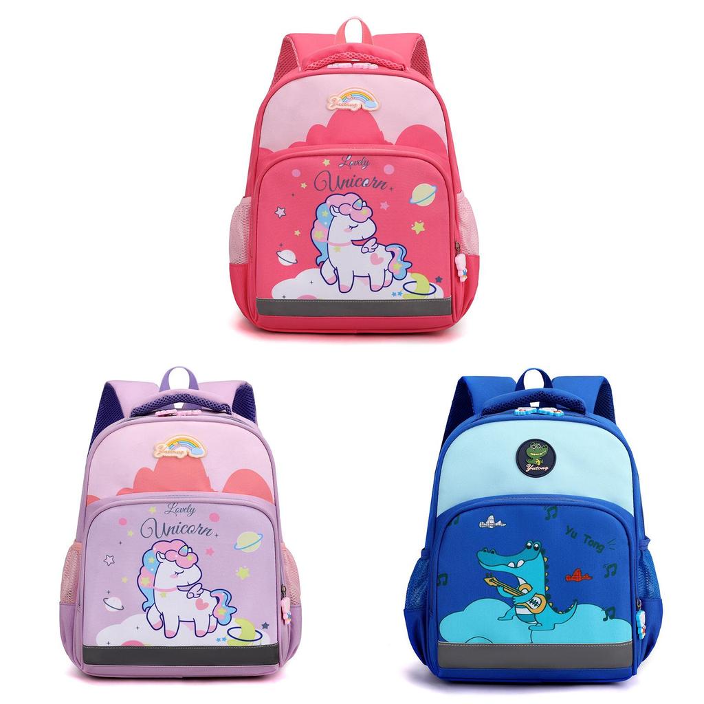 Unicorn Kids Backpack For Preschool With Breathable Nylon And Cushioned Straps For School Use