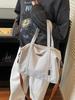 Trendy Lightweight Canvas Crossbody Bag - Large Capacity, Versatile Korean Style 2025
