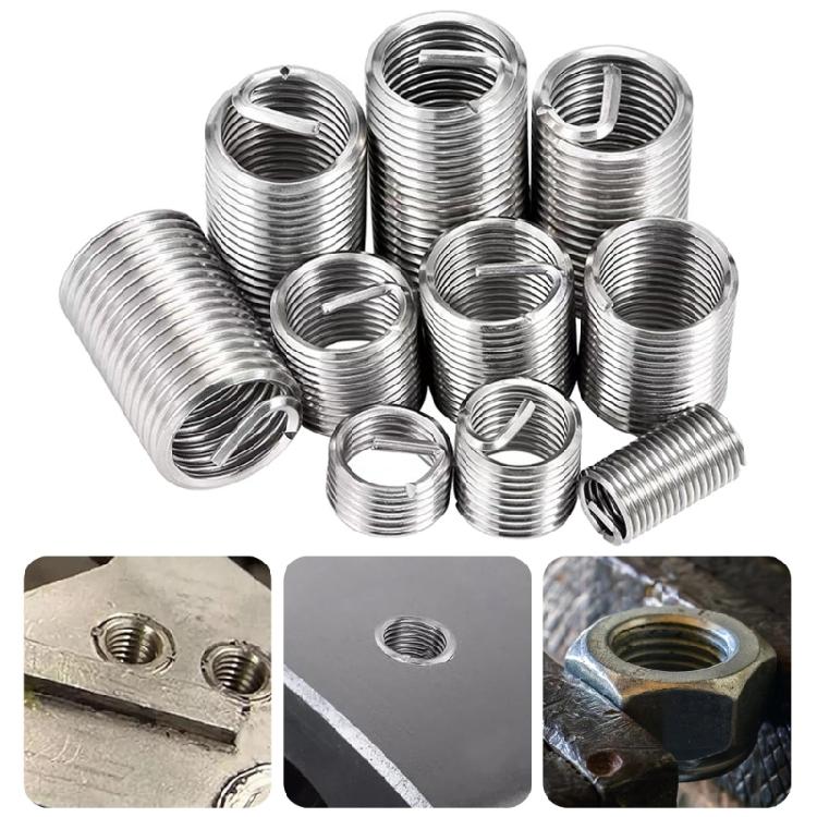 Stainless Steel Locking Wire Thread Inserts 3mm 12mm Vibrations Resistant Fastener Reinforcement Wire Thread Inserts