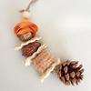 Fun Parrot Toy, Black Phoenix, Peony Bird, Destruction, Boredom, Gnawing String, Chewing Nut, Pinecone, Birdcage, Decorative Pendant