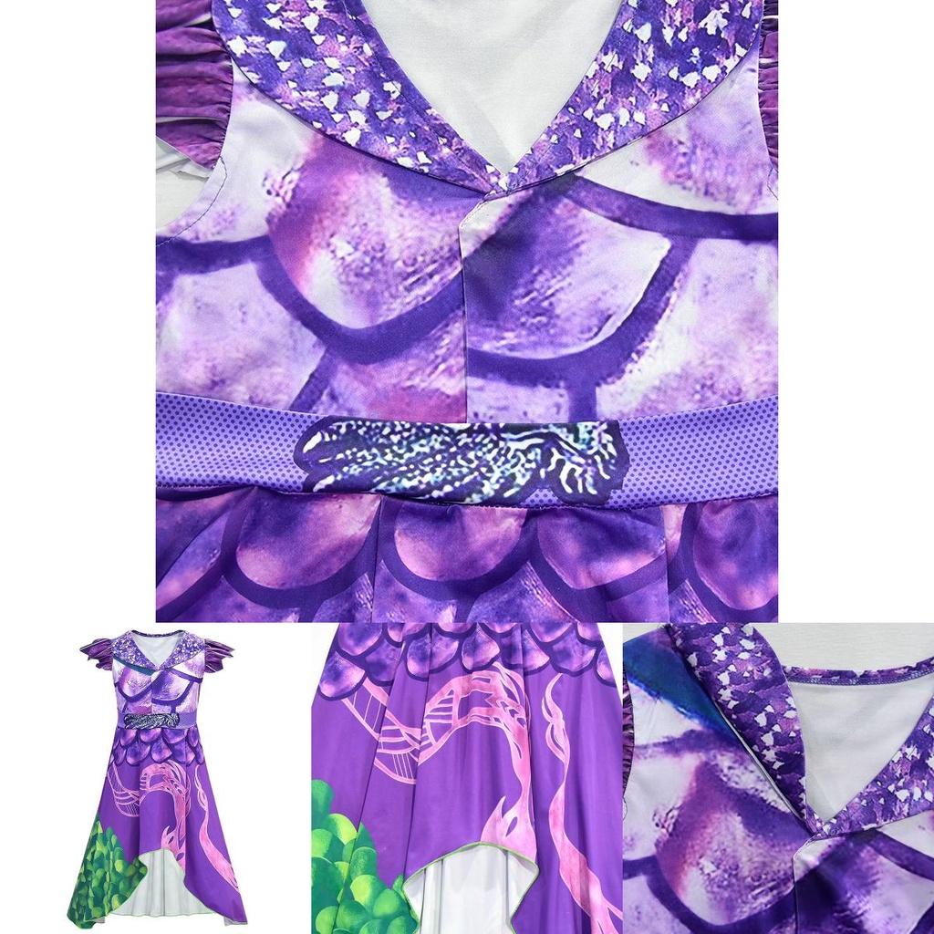 Elegant And Enchanting Descendants 3 Mal Cosplay Costume For Adult Girls Perfect For Halloween