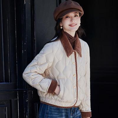 Yiliteng Women's Winter Fashion Short White Duck Down Jacket