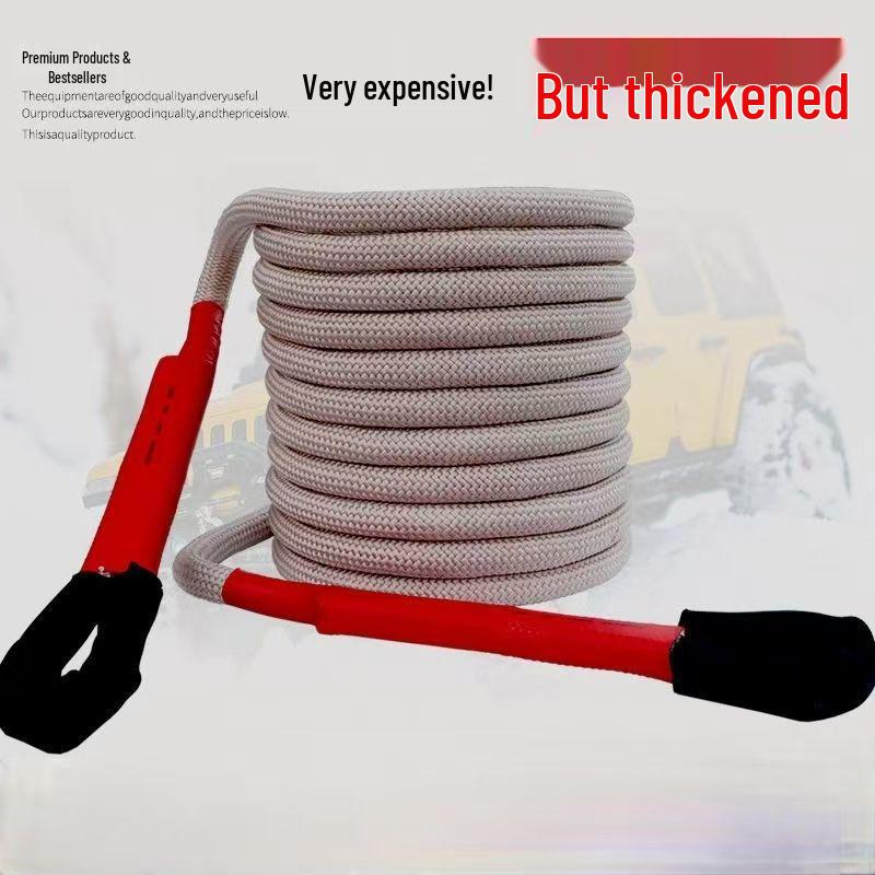 Heavy-Duty Nylon Car Tow Rope for Strong Traction and Roadside Rescue