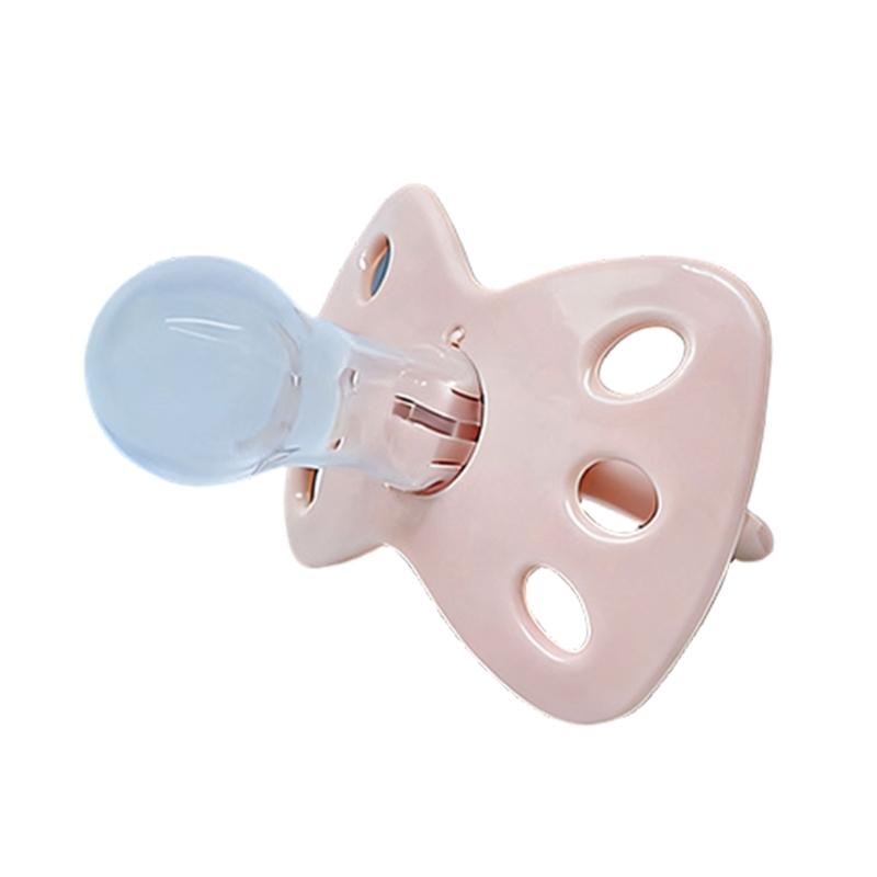 Food Grade Dummy Soother Pacifier Adorable Flower / Bowknot Shaped Pacifier For Newborns Make Of Silicone