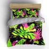 Colorful Tropical Pattern Three-Piece Set  Kid'S And Adults' Bedroom Decor, Exquisite Three-Piece Bedding Set Gift