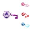 Creative Fabric Hand Grasp Ball Baby Toddler Rattle Bell Toy Interactive Cloth Ball