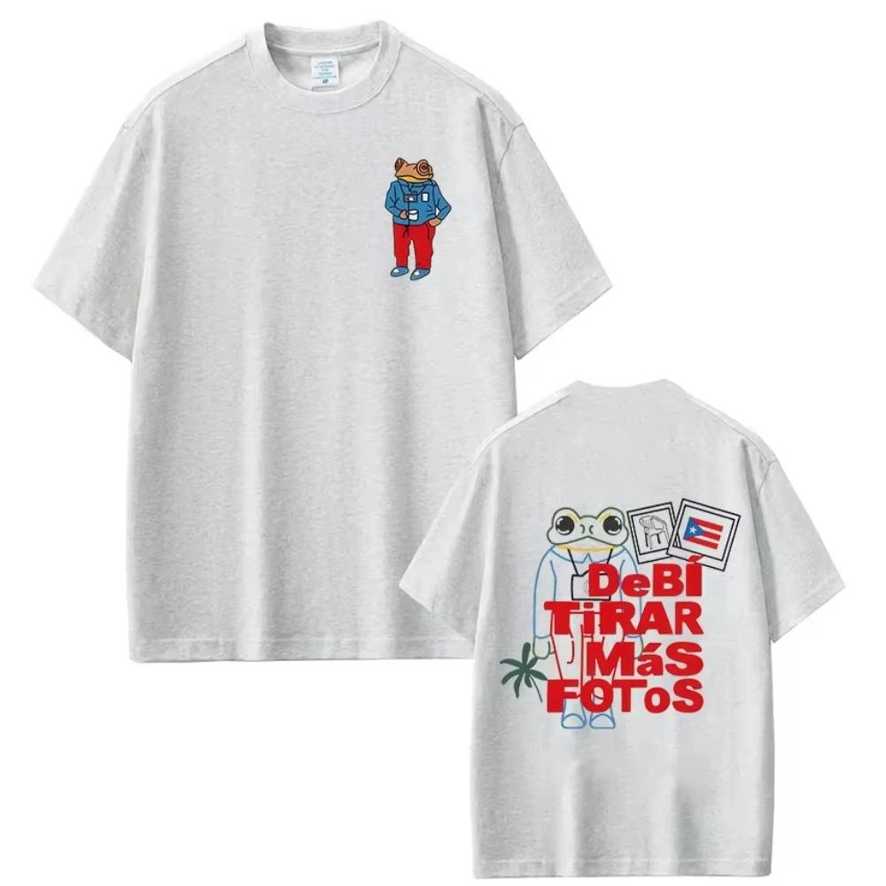 Summer New Bad Bunny Tour 2026 Debi Tirar Mas Photography DTMF Tshirt Unisexs Tshirt Retro Fashion Printed Pattern Tshirt