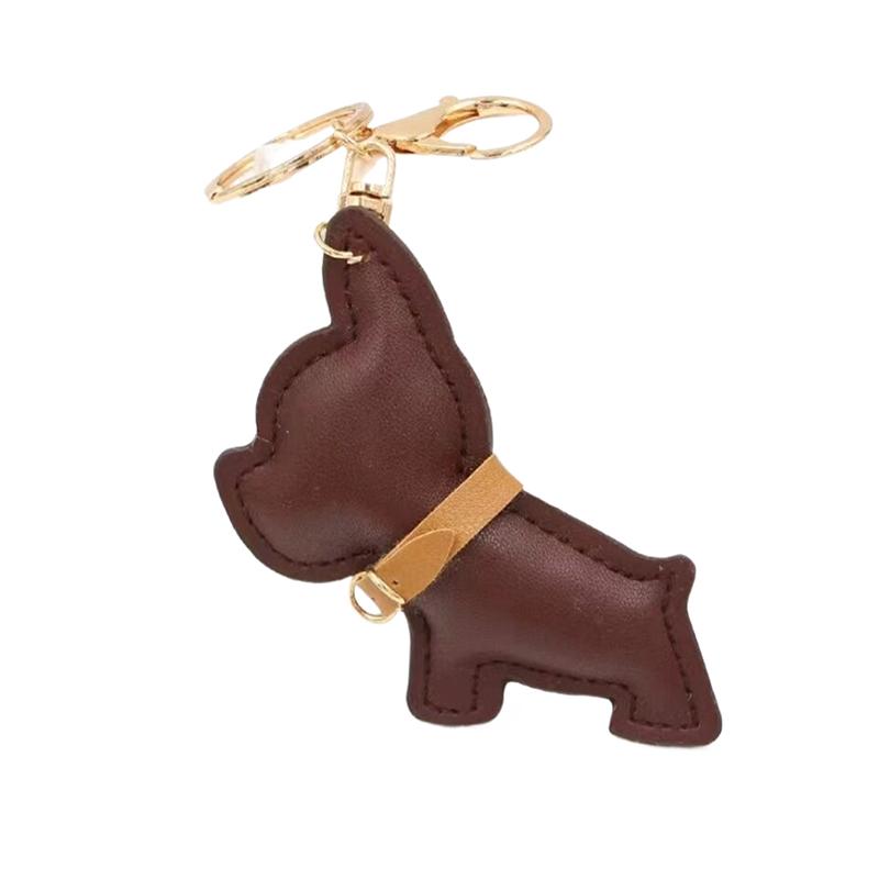 

1 шт. кожаный брелок для ключей в виде щенка, набитый искусственной кожей, боевая собака, брелок для ключей, сумка, подвеска-шарм