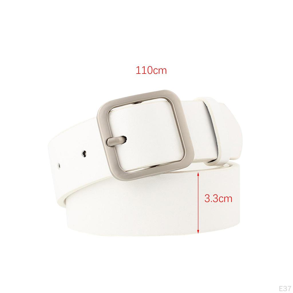 Chic Faux Leather Belt for Women - Stylish Waistband Skirts and Denim