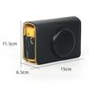 Impacts Resistant PU Camera Case Portable Black/Brown Camera Protector Leather Texture Suitable for MS200 Model Use