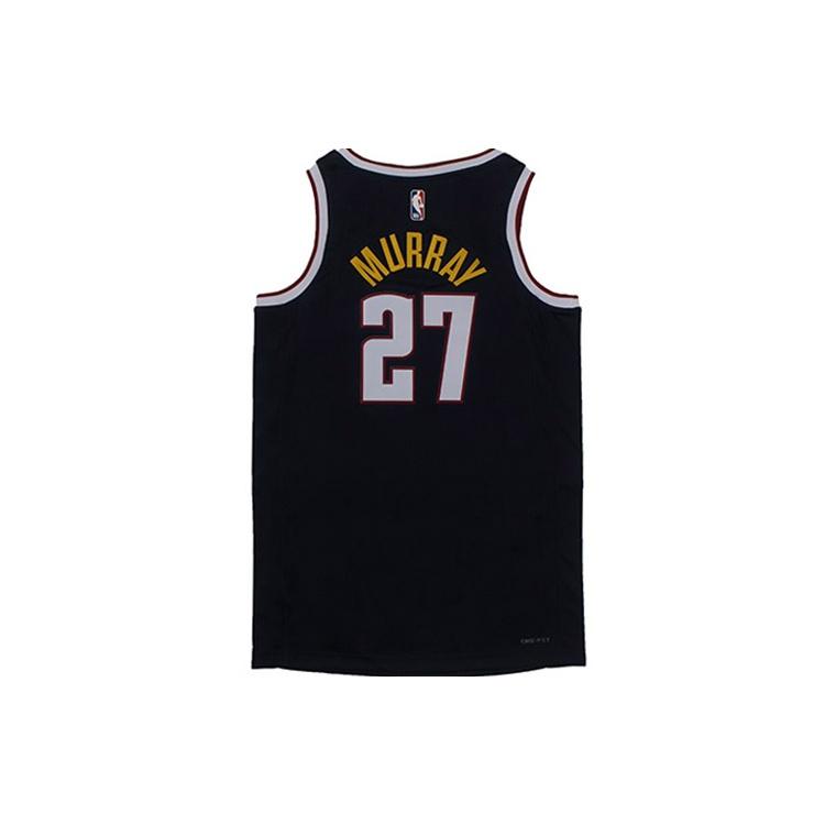Nike NBA Basketball Jerseys Men's Black Blue Moderate Camisole CW3663-425