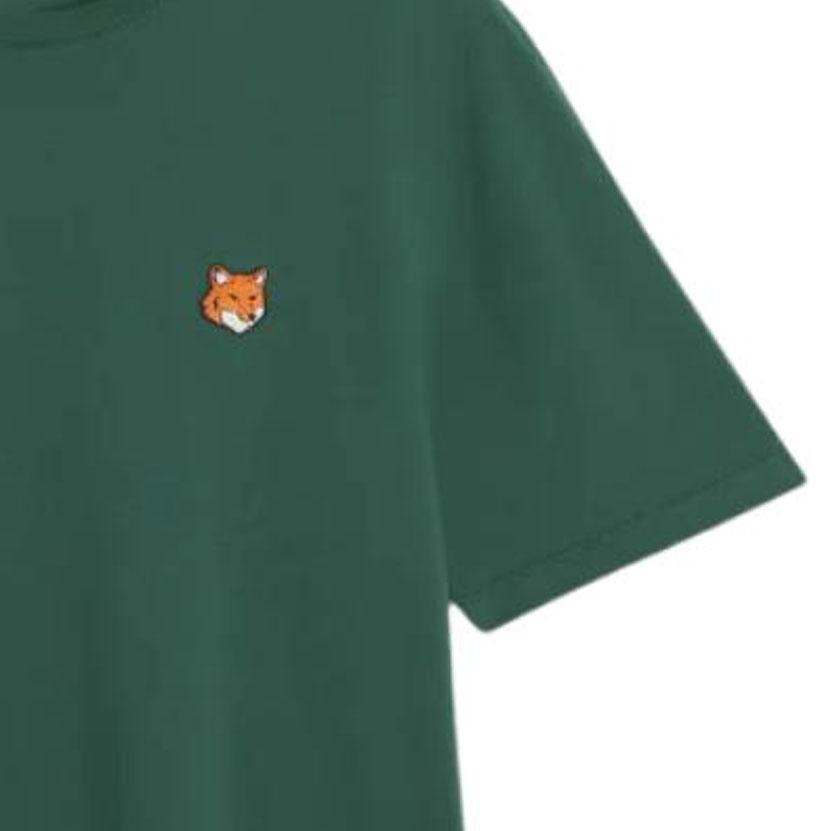 Maison Kitsune Fox Head Crew Neck Short Sleeve T-Shirt Men Tops PM00107KJ7026P399
