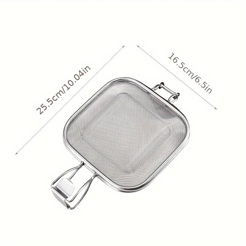 1pc Stainless Steel Sandwich Toaster Grill Pan Sandwich Clip Bread Heating Oven Accessories Baking Tool Non Stick Cooking Grid
