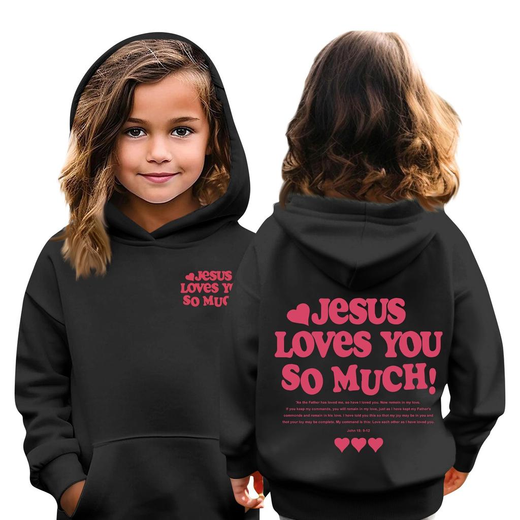 Kinder Hoodie Jungen und Mädchen Mode bedruckt Langarm Kapuzentasche Hoodie