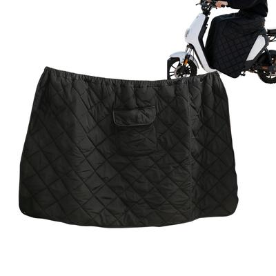 Motorcycle Leg Apron Cover Waterproof Scooter Leg Protector Thickened Velvet Quilt Plush Lining Motorcycle Warm Leg Cover