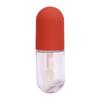 1/2/5 Pezzi Tubetto Vuoto per Lucidalabbra 4,5 ml Mini Piccolo Capsula Flacone Circolare Plastica Trasparente Gommata Opaca Tubetto Vuoto per Rossetto