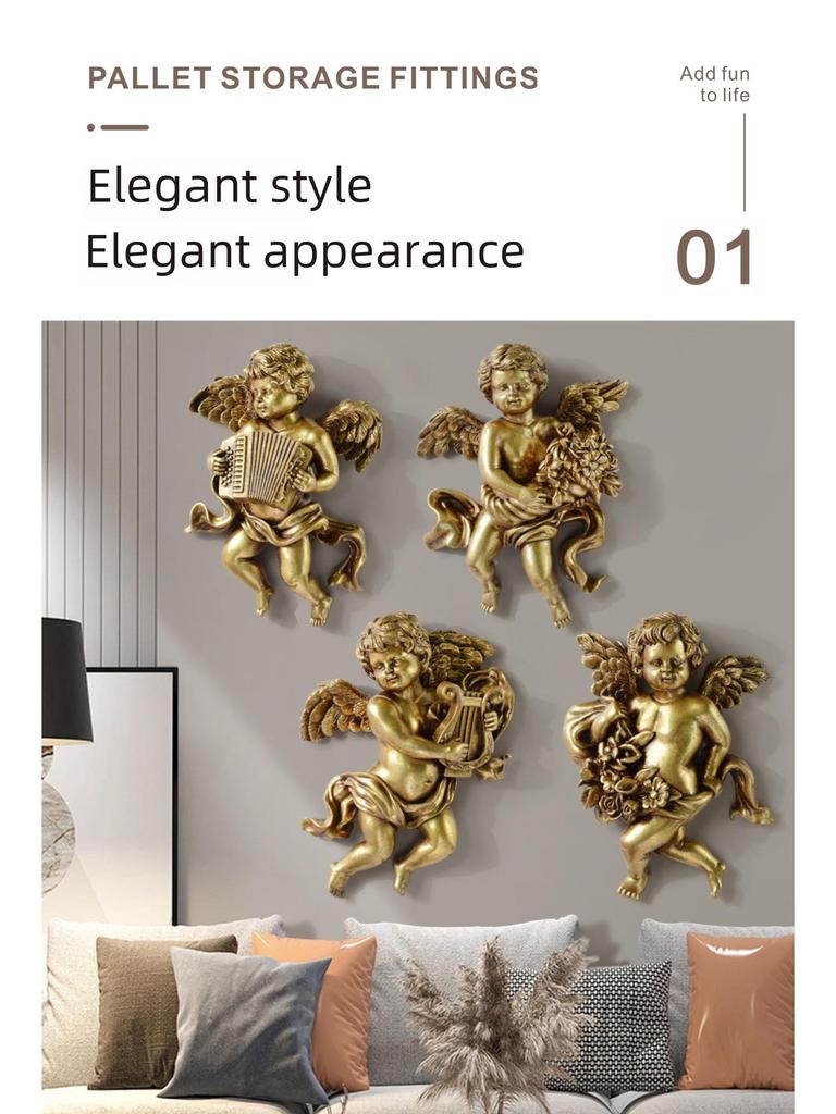 Cupid Engel Wandkunst Anhänger - Heimdeko Wandbehang