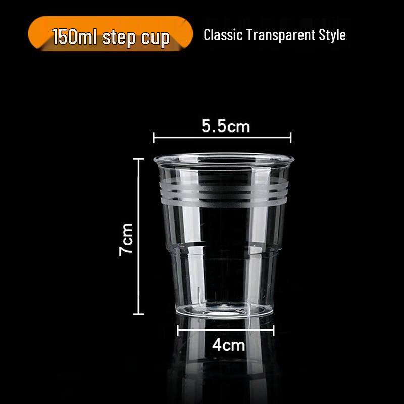 Hengming Taihe 200ml Thickened Octagonal Disposable Plastic Cups