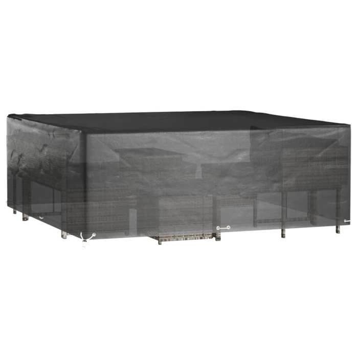 VidaXL Housse de salon de jardin 16 œillets 300x300x75 cm carré 319307