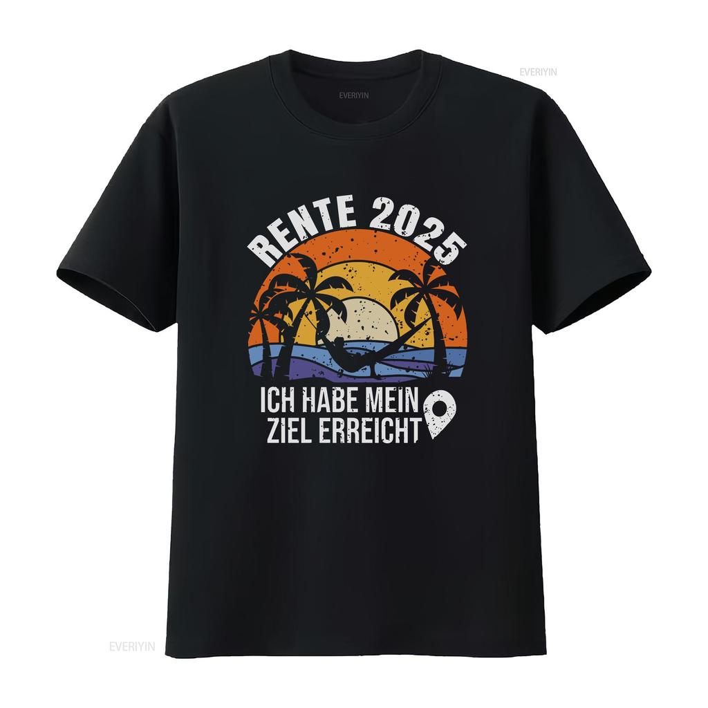 Rentner 2025 T Shirt Rente Abschiedsgeschenk Ruhestand Geschenk Pensionierung Spruch Unisexn Vintage