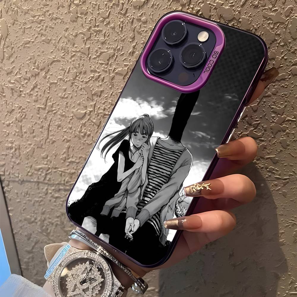 Goodnight Oyasumi Punpun Purple Matte Shockproof CoverPhone Case For iPhone 17,16,15,14,13,12,11,Pro,XS,Max,Plus,Mini,SE4,E