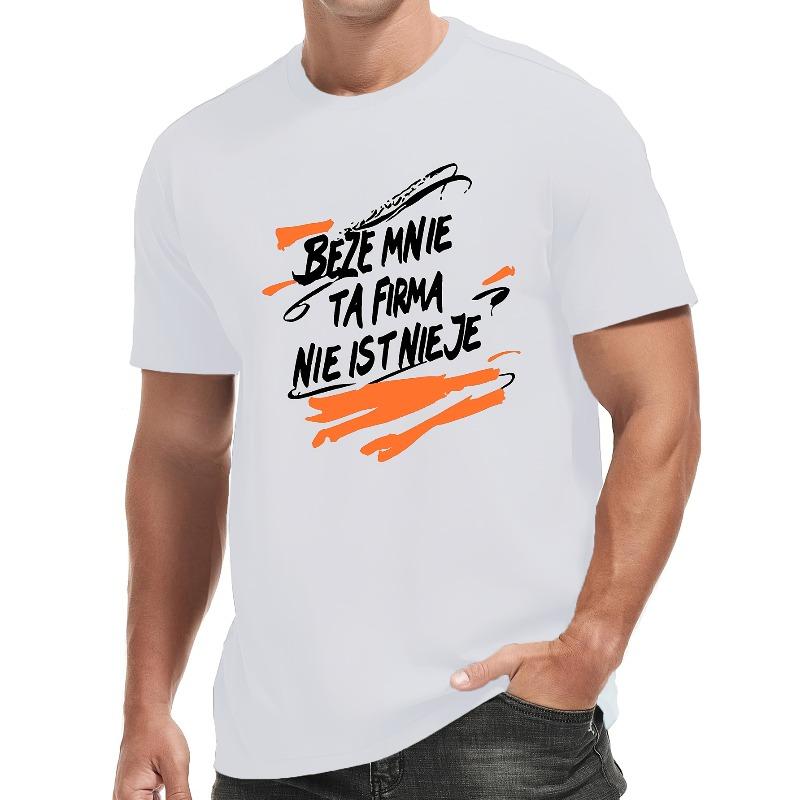 European sizes Fun Polish Men's Short Sleeve T-shirt Summer Geometric-pattern T-shirt Top Crew Neck Casual Tops