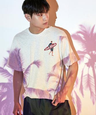 CONCEPTUAL Waikiki Beach Graphic Short Sleeve T-Shirt