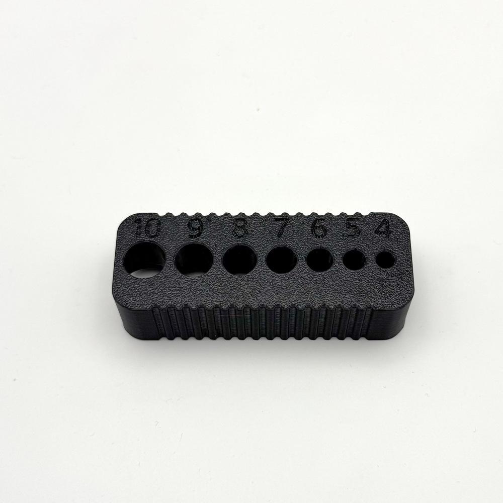 Portable Plastic Drill Guide, Metric Accurate Drilling Jig Reusable Woodworking Tool