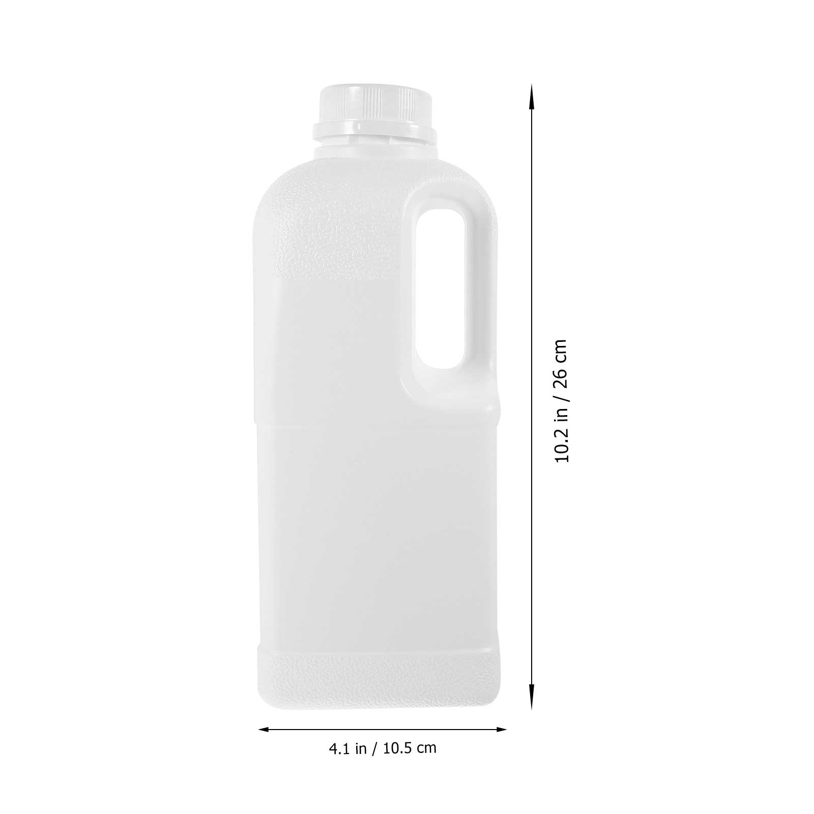 

3pcs Gallon Milk Jugs Reusable Leak-Proof Beverage Bottles Portable Water Storage Jugs With Caps For Home Coffee Shop Bar Use белый
