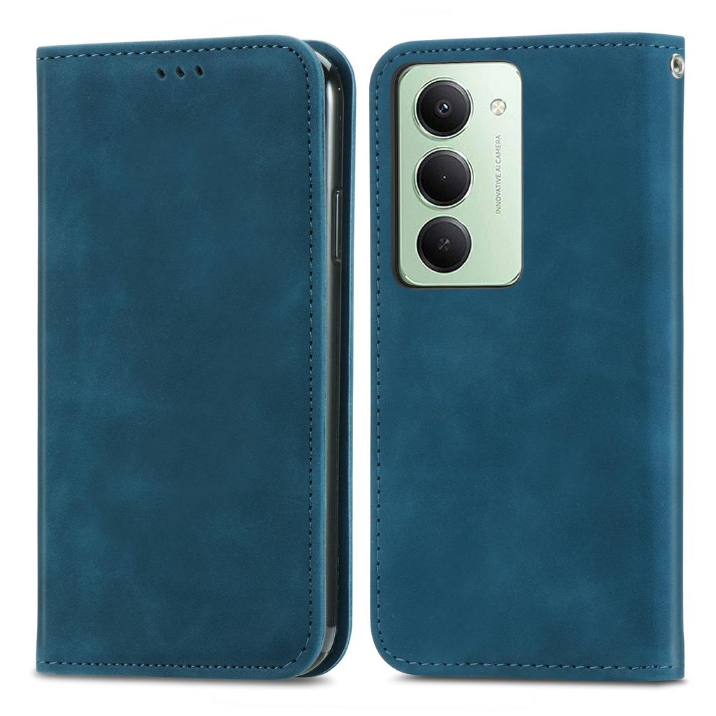 Dla Xiaomi Redmi 15 5G (Światowy) (169mm) Skórzane etui z uchwytem na karty, magnetycznie absorbowane etui na telefon