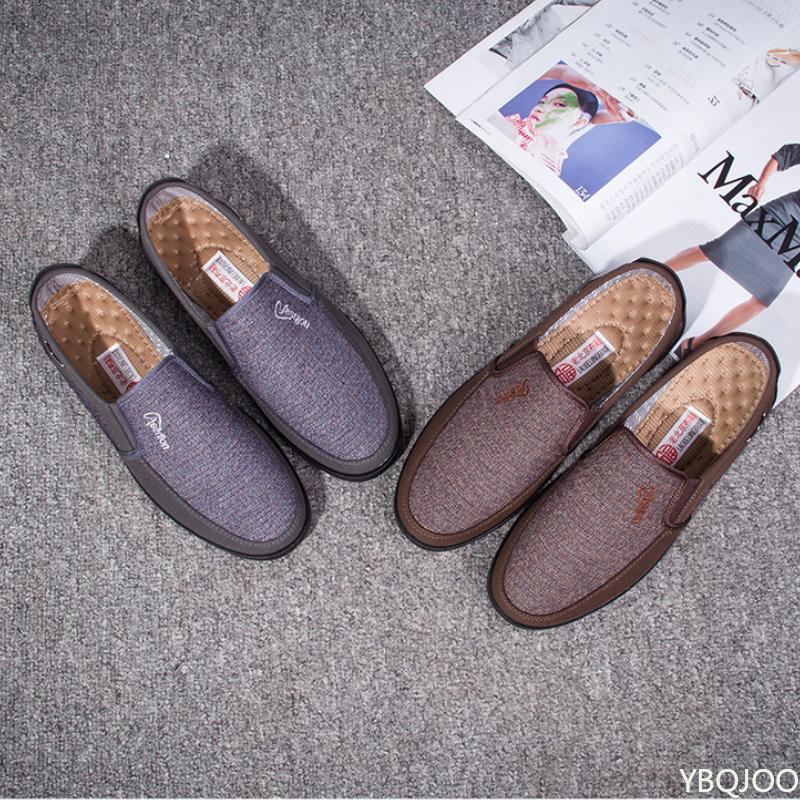 New Men's Casual Shoes Large Size Versatile Comfort Shoe Non Slip Light Flats Middle Elderly Walking Male Shoes  Homme De