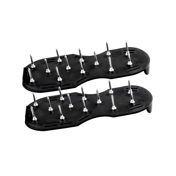 Garden Soil Aerator Shoes - Lawn Loosening, Self-Leveling, Epoxy-Coated Gardening Tools