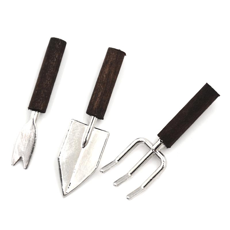 1:12 Dollhouse Miniature Toy 3 Pieces Of Tools