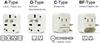 Logic Overseas Conversion Plug Outlet PLUS Compatible with 150 Countries Plug with Storage Case Compatible with Europe America Australia South Korea