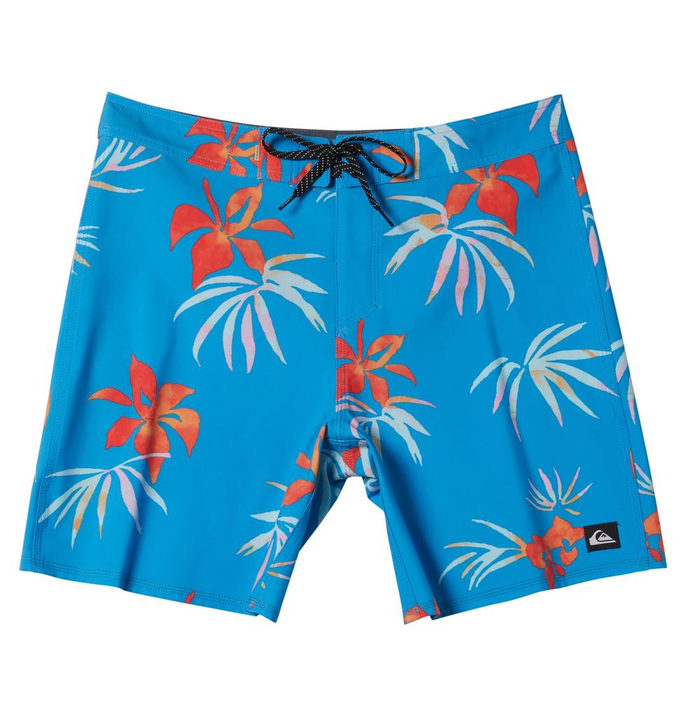 Quiksilver Men's Graphic Print 4-Way Stretch Water-Repellent Board Shorts (AQYBS03646 BNH6)