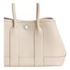 HERMES Togo Calfskin Handbag 23 Women's 10 Craie Milkshake White H086729CK10