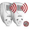 Ultrasonic Bed Bug Repeller - Safe for Pets - Get Rid of Pests Quickly 2-Pack - White