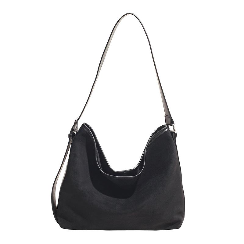 New suede large-capacity messenger women's bag shoulder bag niche retro child and mother bag simple tote bag