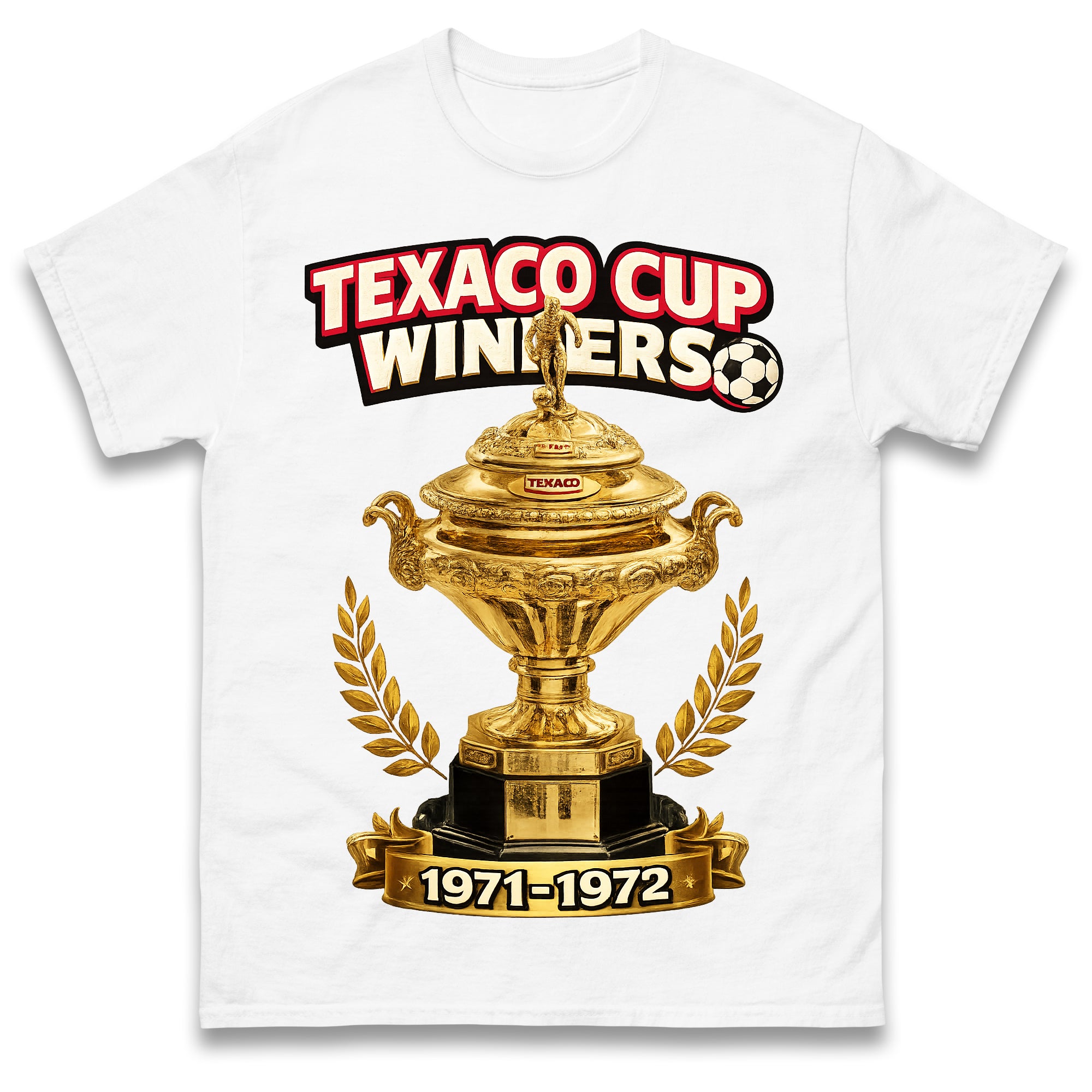 Retro Derby Texaco Cup Winners 1971-1972 T Shirt Tshirt Mens Womens Unisex Tops Tees XL