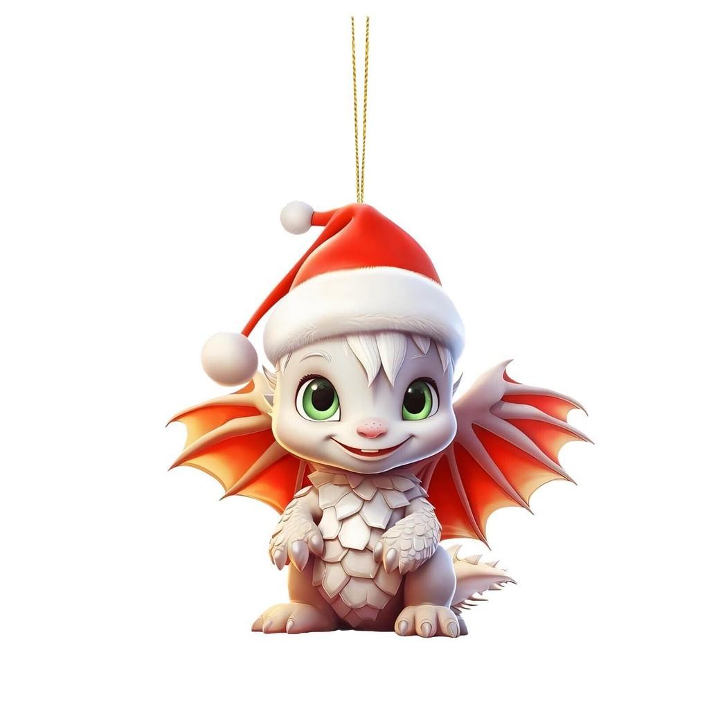 

And Fun Colorful Acrylic Dinosaur Car Ornament For Cheerful Decor Christmas 10