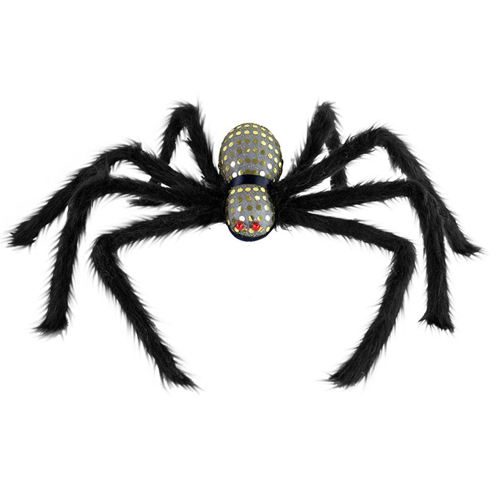 

Decoration Prop Haunted House Giant Spider Halloween Decoration Artificial Spider Party Supplies жовтий