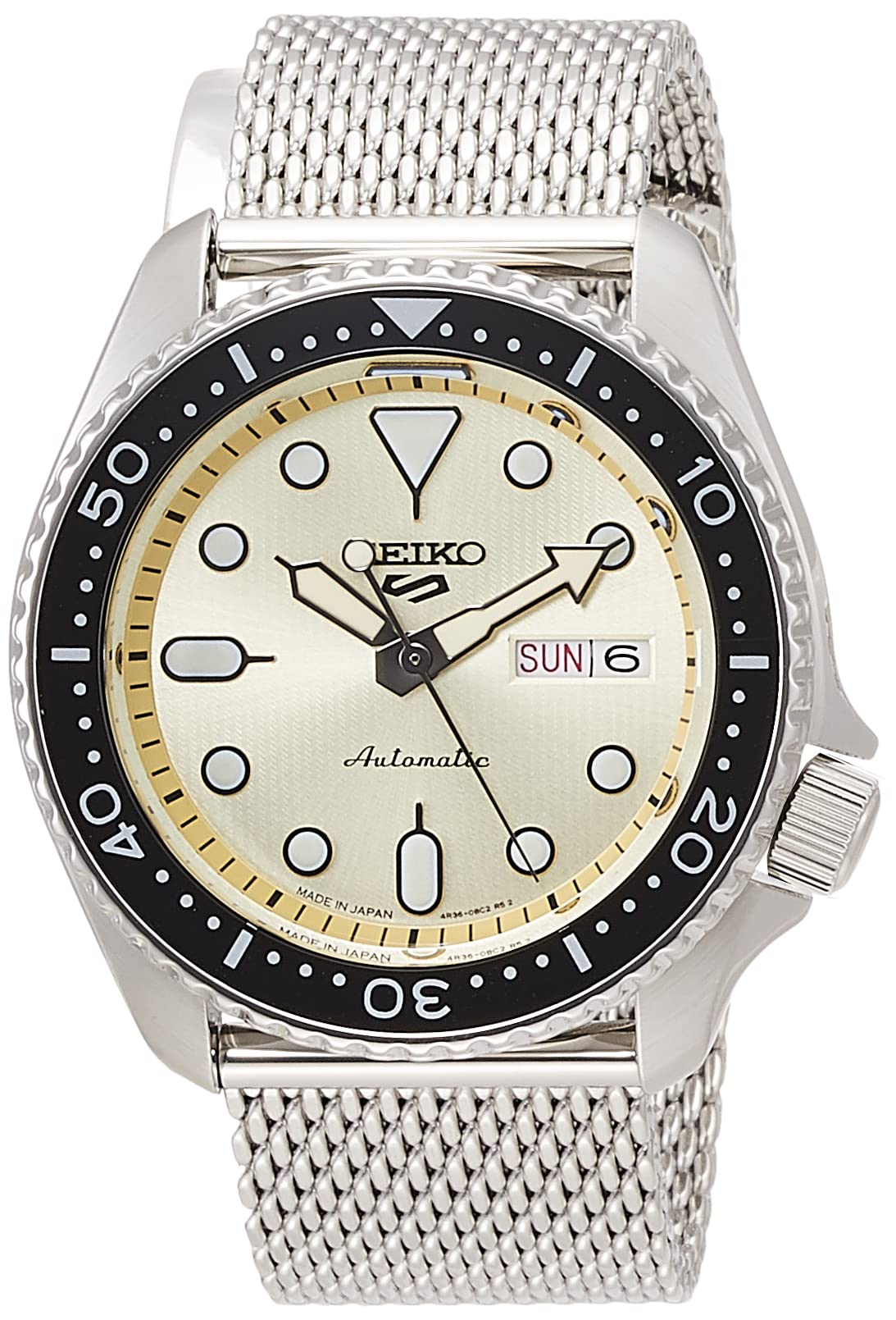 

[Seiko Watch] Watch Five Sports Conceptual Boy Suits Style SBSA067 Men s Silver