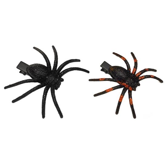 1/2Pcs Halloween Spider Hair Clip Decorative Hair Pins Women Hairpin Headpiece Cosplay Costume Accessory