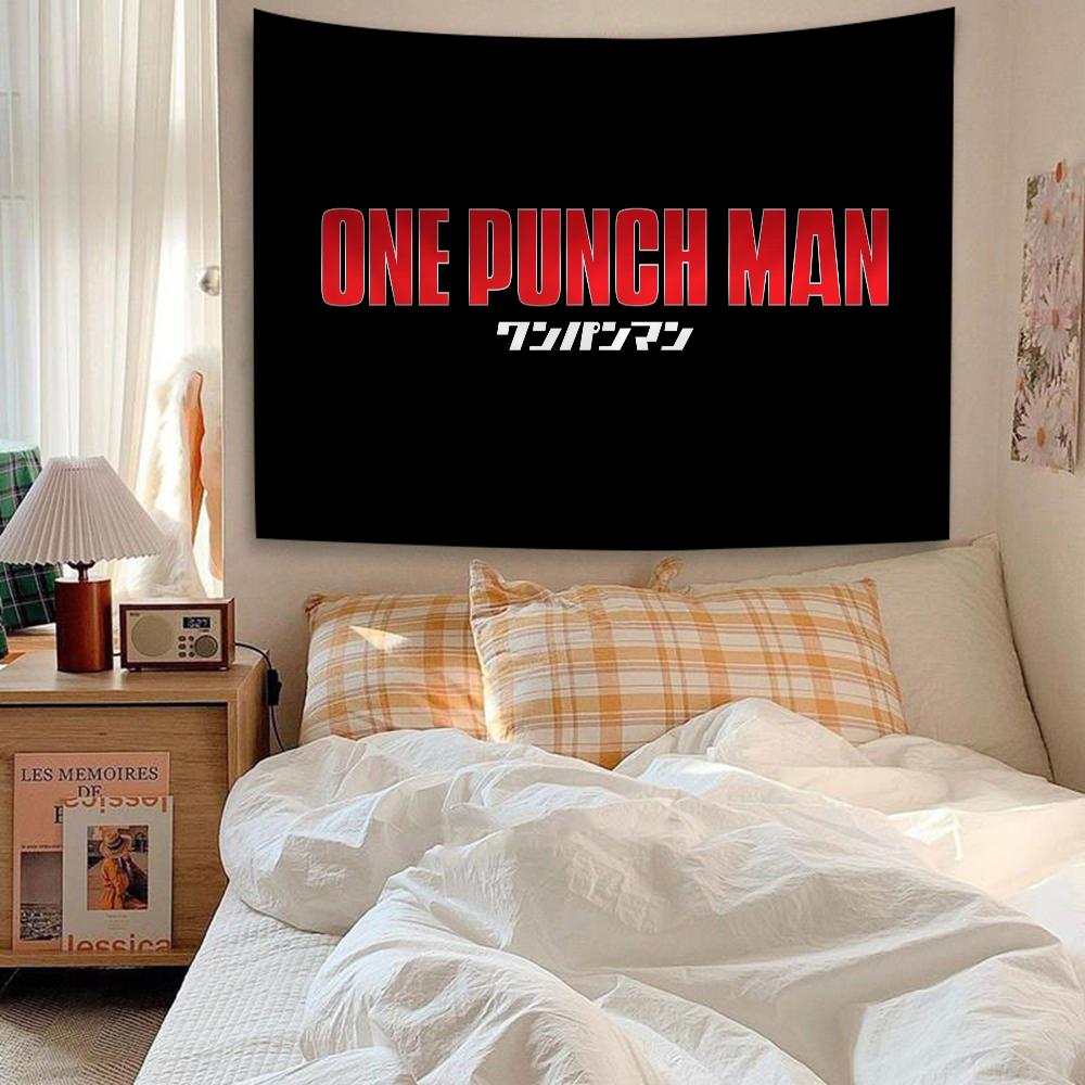 O-One P-Punch Man Hanging Bohemian Tapestry Hanging Tarot Hippie Wall Rugs Dorm Wall Hanging Home Decor
