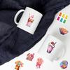 50PCS Rainbow Candy Creative Stickers Painting Aesthetic Cute Style Retro Laptop Scrapbooking Luggage Graffiti Waterproof Decals