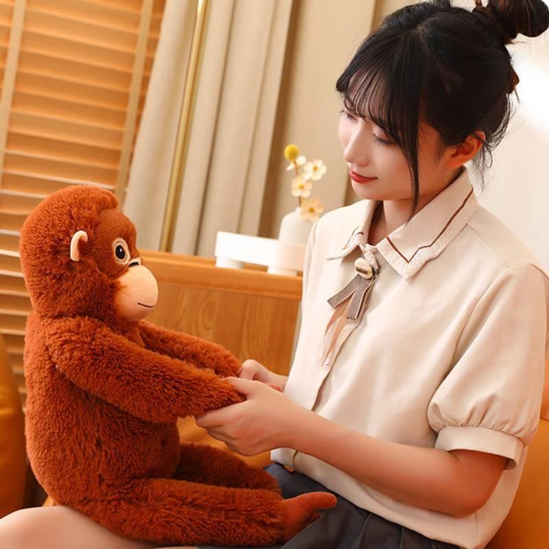 Doll Gibbon Gorilla Plush Toy Soothing Cartoon Animals Fill Embrace Gift Doll