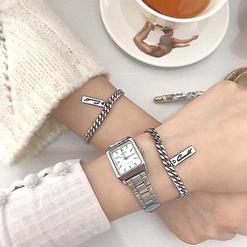 Qoocobb Signature Basic Simple Chain Bracelet-05
