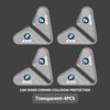 QCSD2 Car Door Corner Anti-Collision Sticker Scratch Resistant Decora For BMW M Performance E36 E46 E60 E90 E91 E92 E93 F30 F20