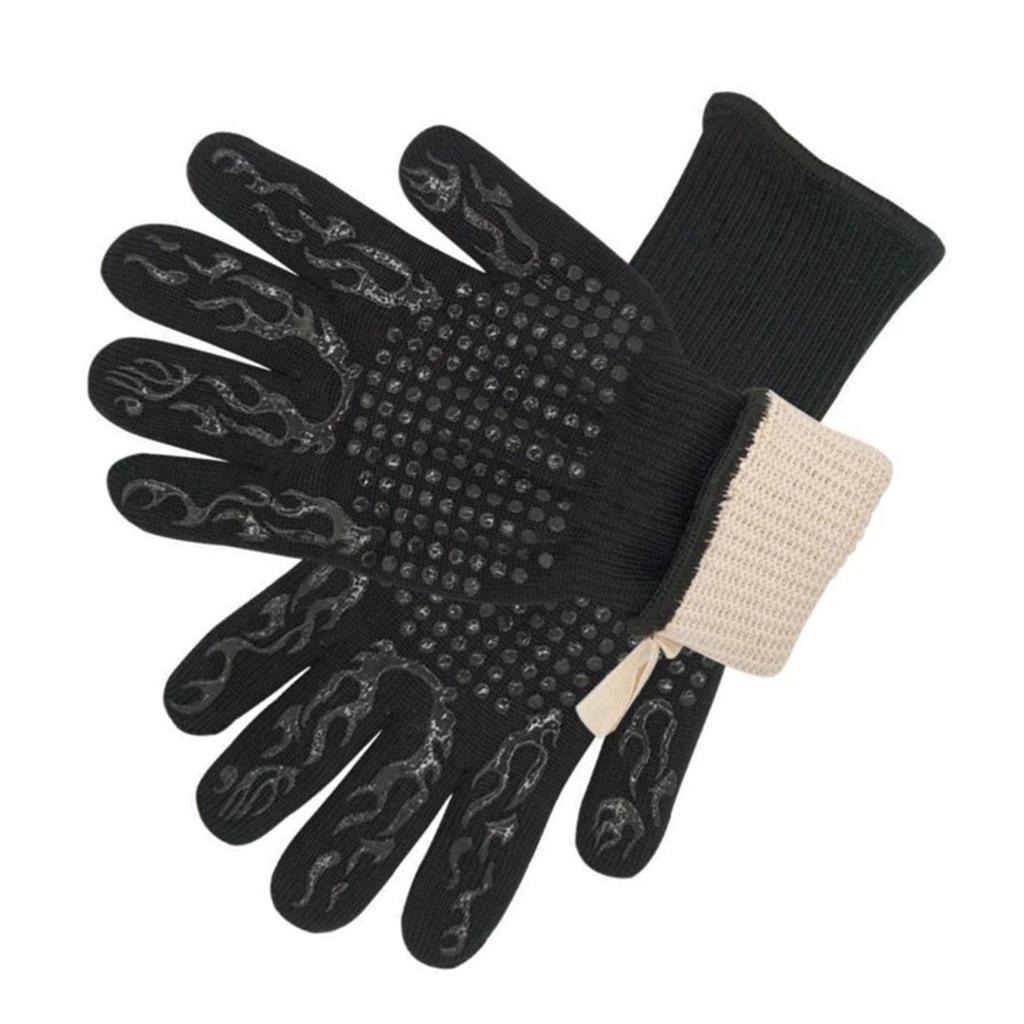 BBQ-Handschuhe Hitzebeständige Handschuhe Grillhandschuhe Silikon-Ofenhandschuhe Küchenhandschuhe zum Kochen Backen